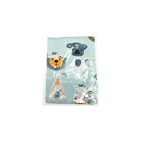 Pipoobear Kids Apron for Boys and Girls Aged 2-6, Toddler Aprons with Pocket Adjustable Strap, 100% Cotton Blue Chef Outfit for Kitchen Cooking Baking Painting and Craft