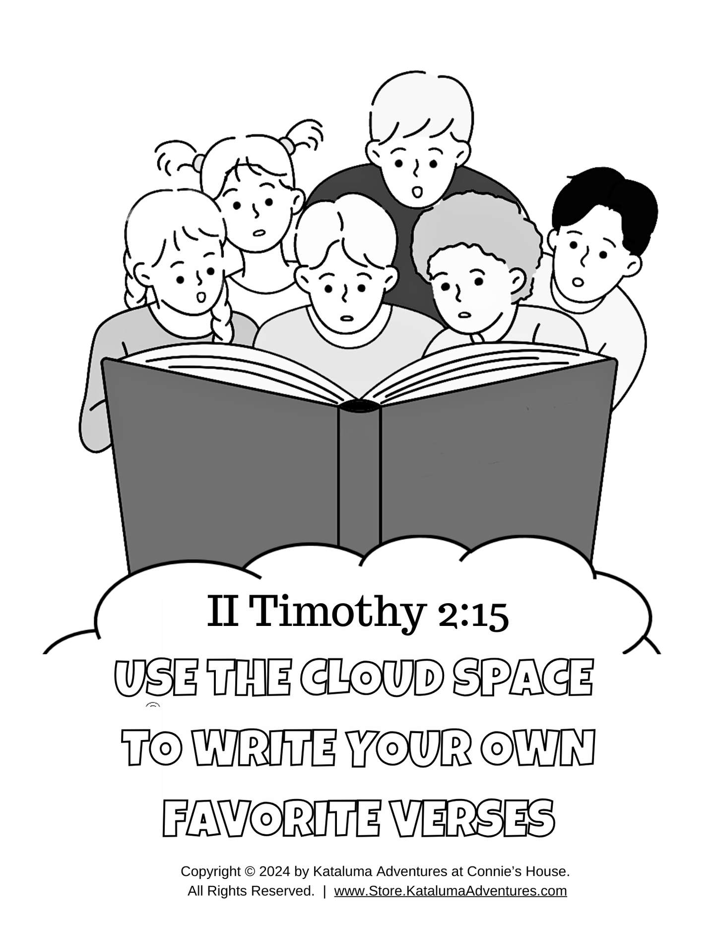 Potted Flowers w/Bible Verses Coloring Pages (PDF)