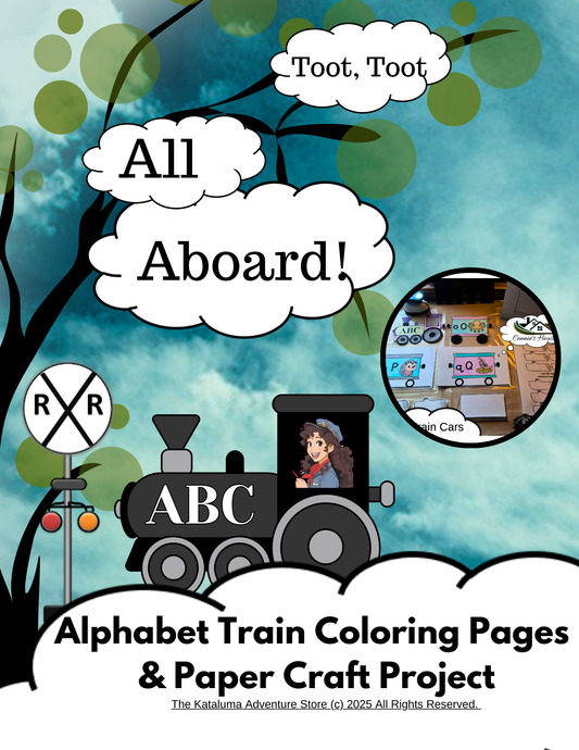Alphabet Train Cars & Refrigerator Magnets Tutorial (PDF)