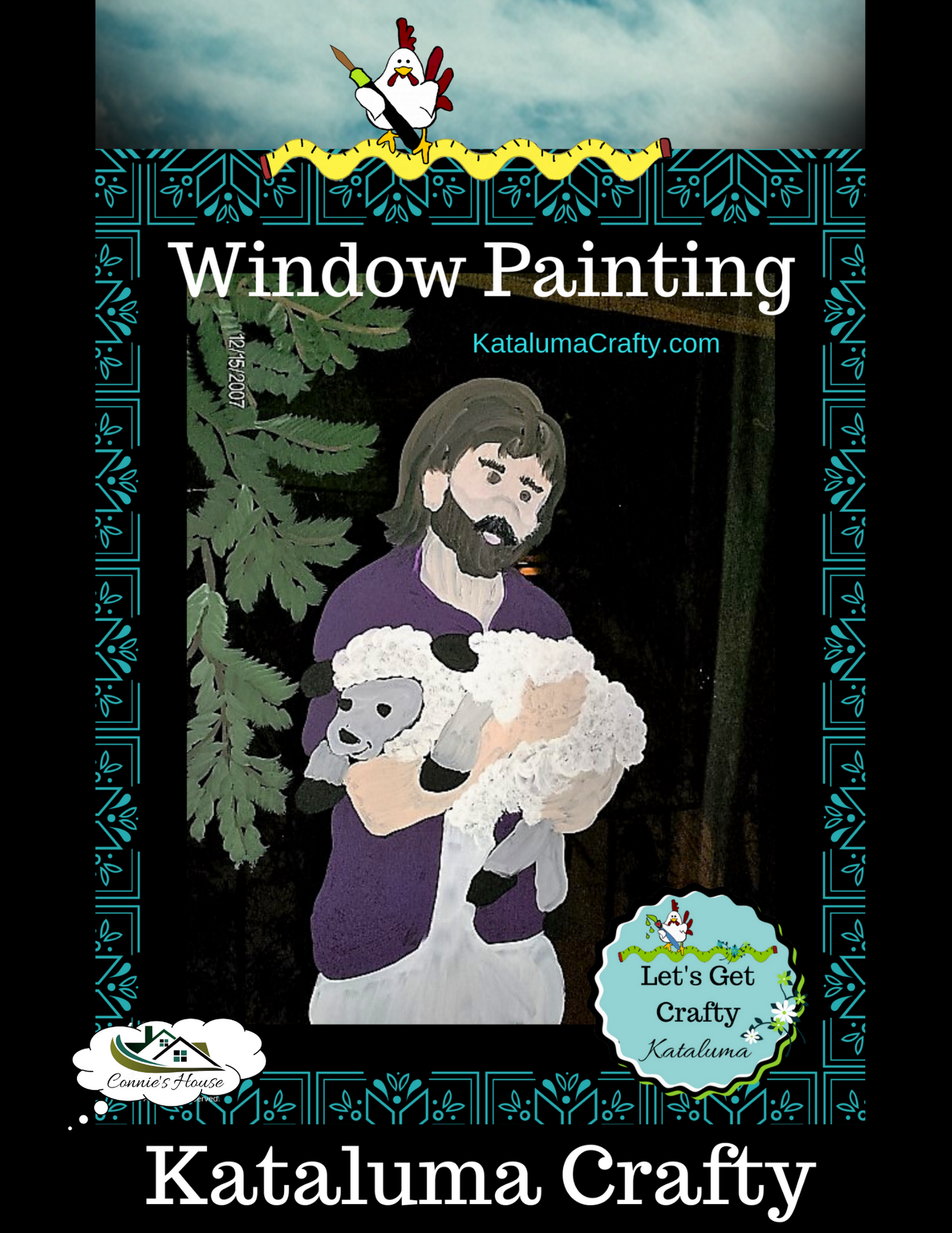 Window Painting Tutorial | The Good Shepherd