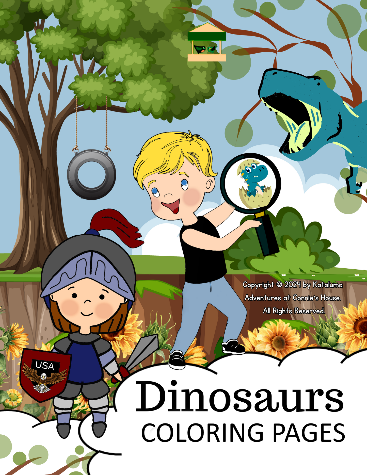 Dinosaur Coloring Pages (PDF)