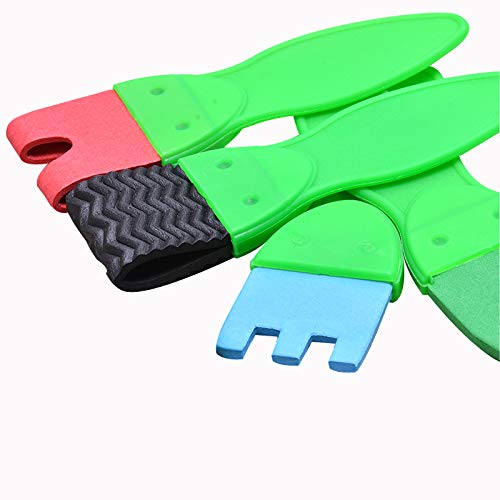 YallFairy Washable Paint Brushes Set for Toddler Kids Early Learning Toys Finger Paints sponges Art Supplies Gifts -nontoxic-100% Baby Safe