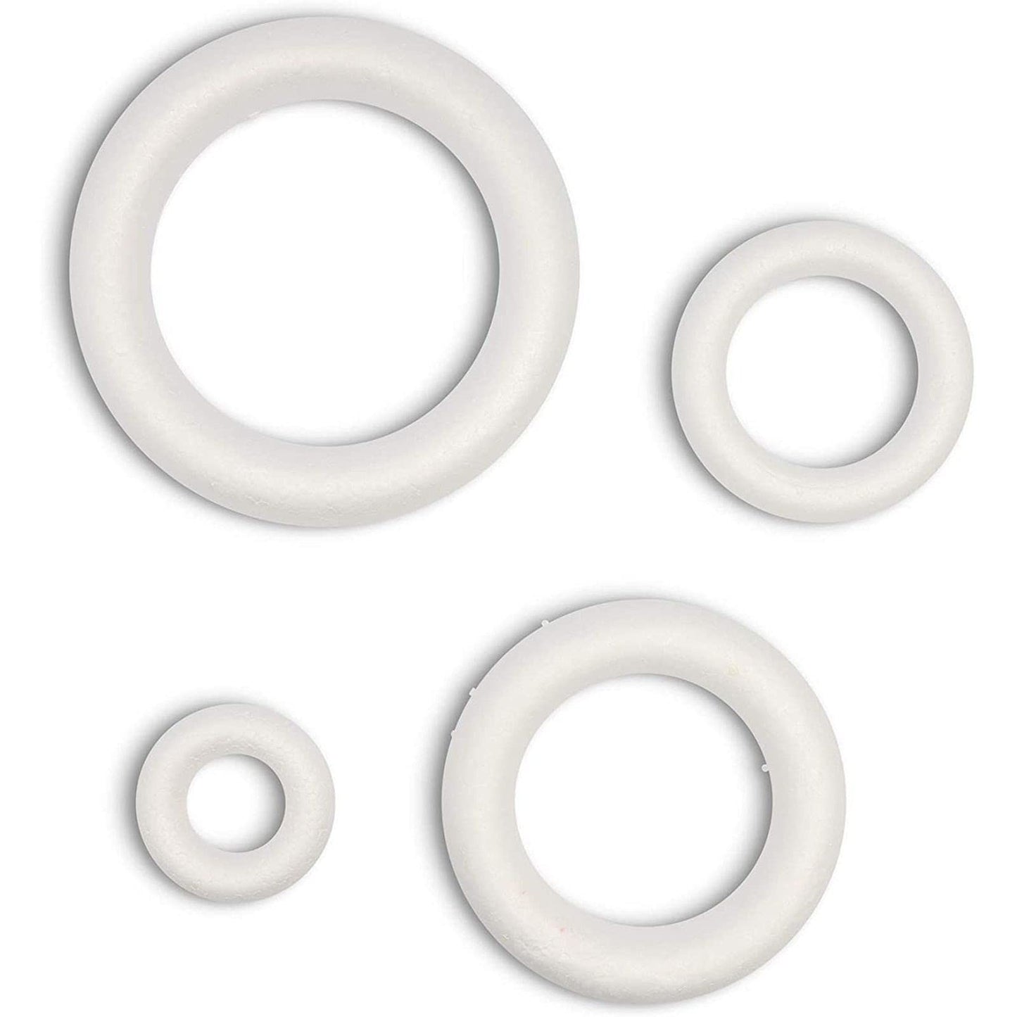 Bright Creations Foam Circles for Crafts (4 Sizes, 4 Pack)