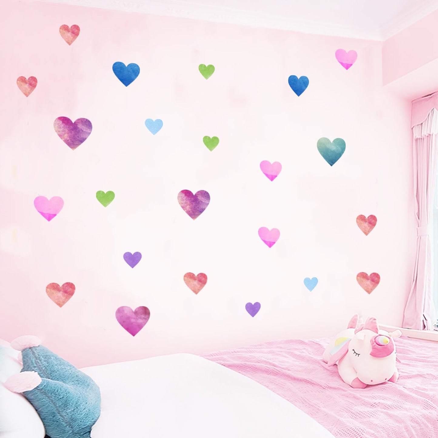 11 Pieces Heart Stencil, Reusable Heart Stencil Template Plastic Stencils for Painting on Wood Wall Home Decor DIY Crafts