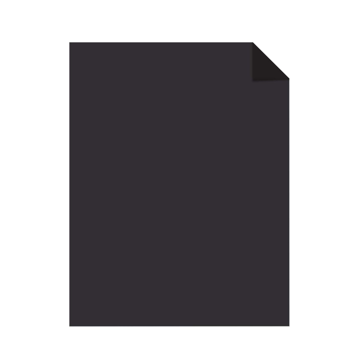 Neenah Paper 2202401 Color Cardstock, 65lb, 8 1/2 x 11, Eclipse Black, 100 Sheets