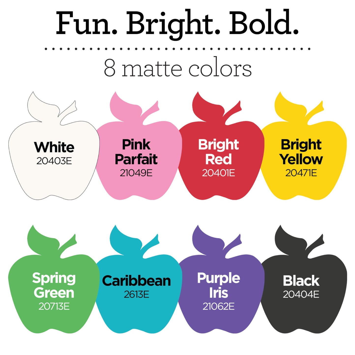 Apple Barrel Acrylic Craft Paint Set, Matte Finish, Set of 8