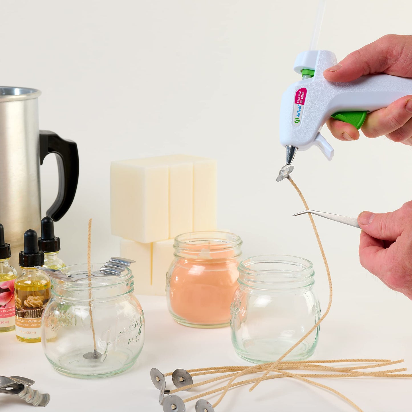 AdTech High Temp Combo Kit Mini Hot Glue Gun with Sticks