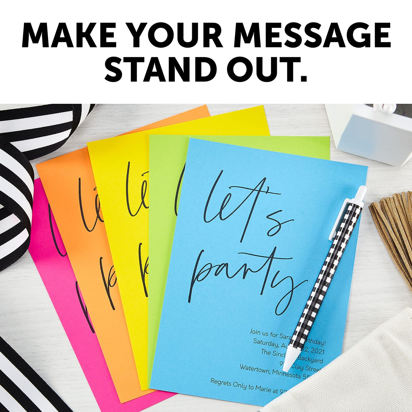 Astrobrights Mega Collection, Colored Cardstock, Bright Yellow, 320 Sheets, 65 lb/176 gsm, 8.5" x 11" - MORE SHEETS! (91625)